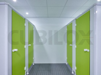 Cubilox Manufacturer Compact Laminate Board Toilet Partition