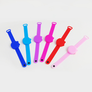 Christmas Gifts 2020 New Portable Silicone Sterilized Bracelet Disposable Hand Sanitizer Wristband Dispenser 